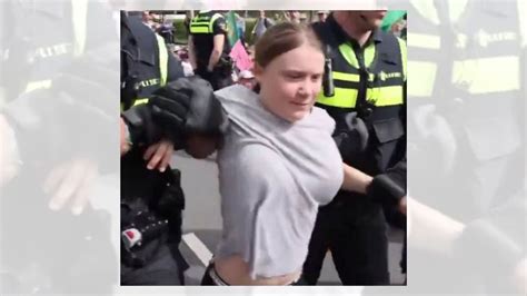 greta thunberg big tits|Fact Check: That Pic of Greta Thunberg Detained by Cops Was .